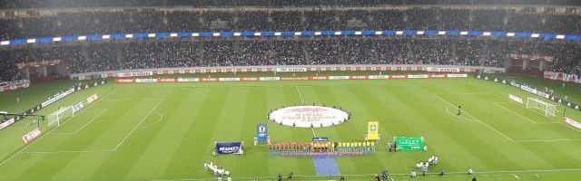 电子游戏平台-63638人!看看东京国立竞技场日本大战巴西的气氛